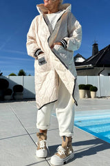 Womens Hooded Casual Coat