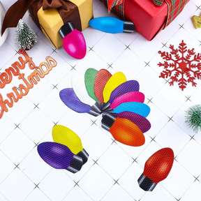 🎉Early Christmas Sale- SAVE 40% OFF🌲Reflective Light Bulb Magnet Decoration Set