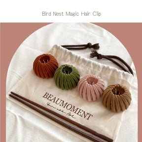 (🌲Early Christmas Sale 50% Off) Bird Nest Magic Hair Clip