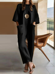 Cotton Stretchy Loose Jumpsuit