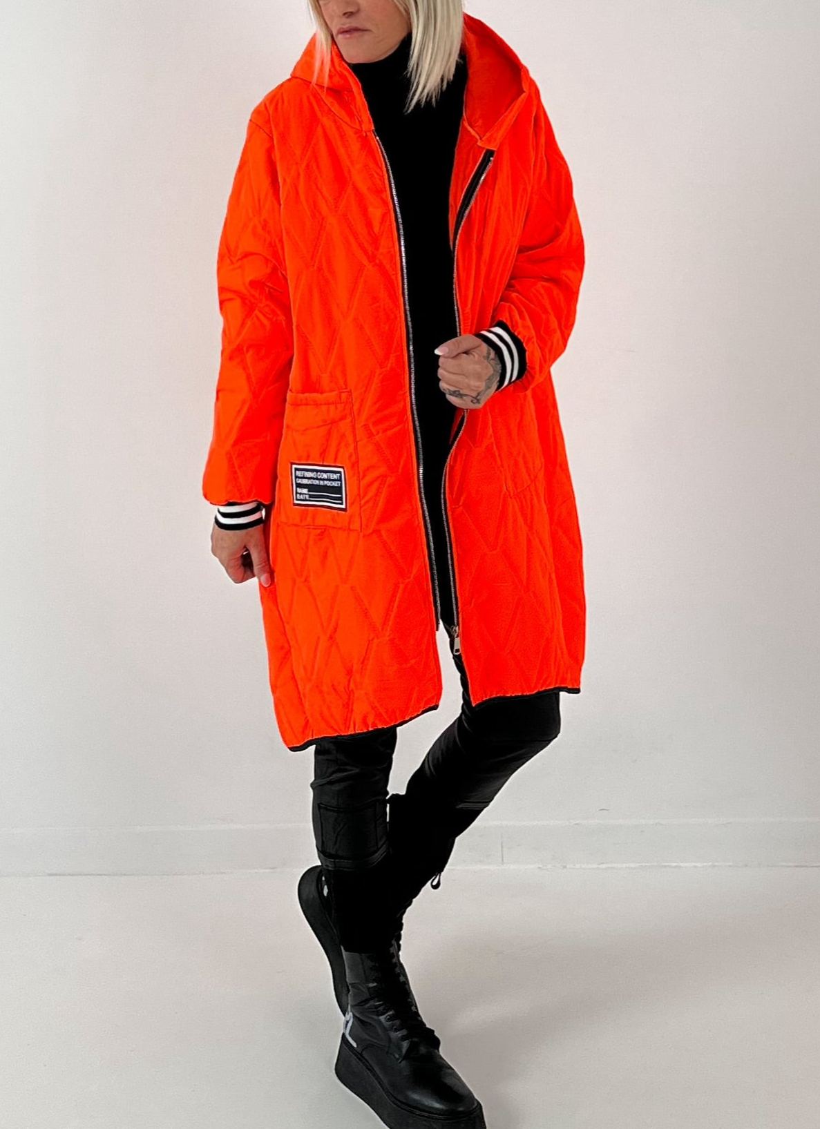 Womens Hooded Casual Coat