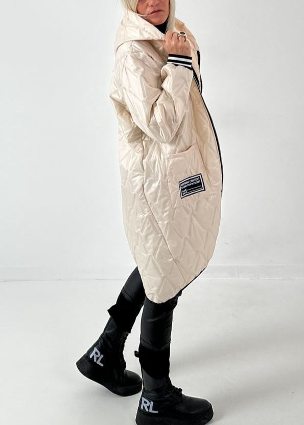 Womens Hooded Casual Coat