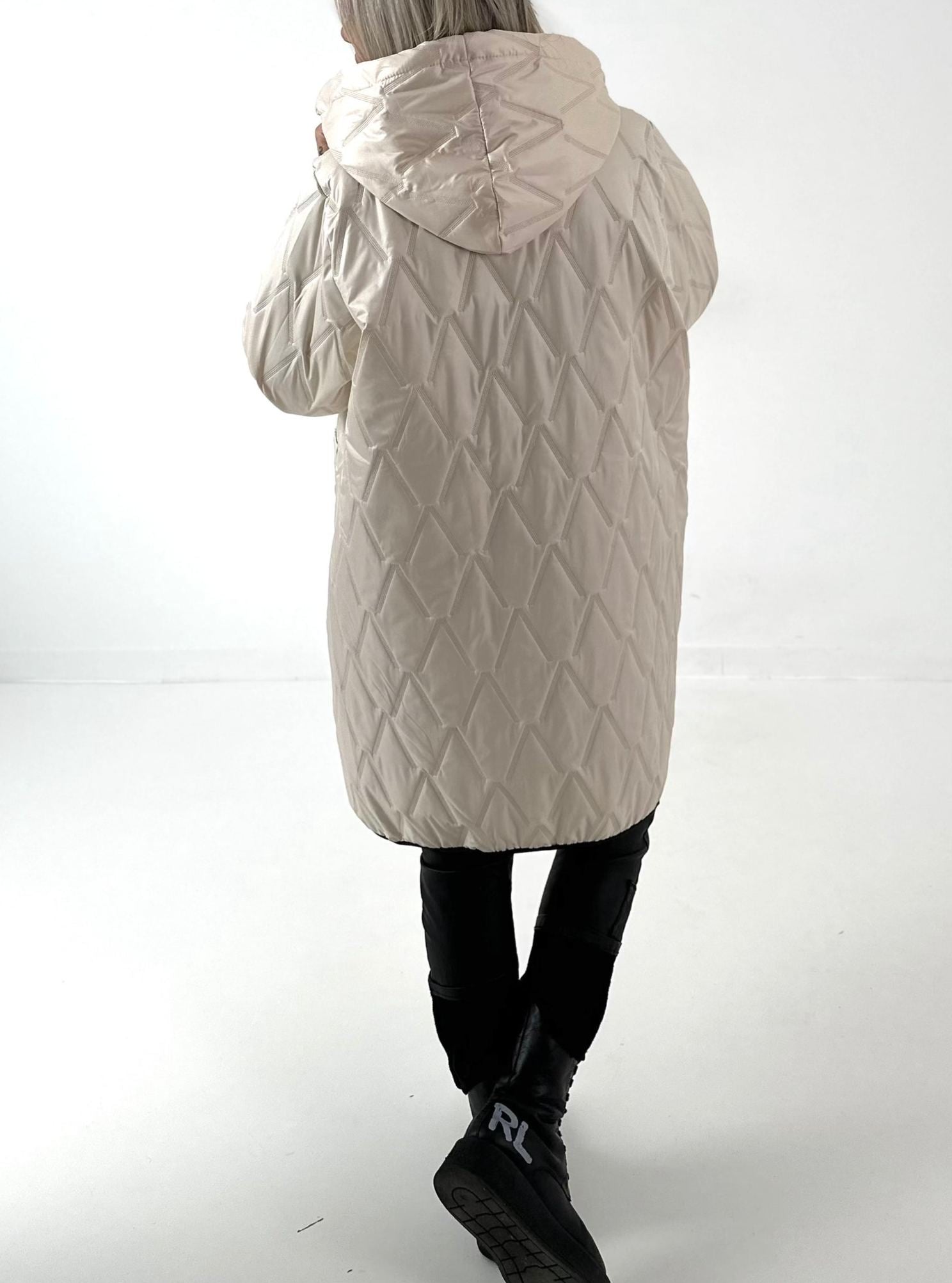 Womens Hooded Casual Coat